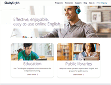 Tablet Screenshot of clarityenglish.com